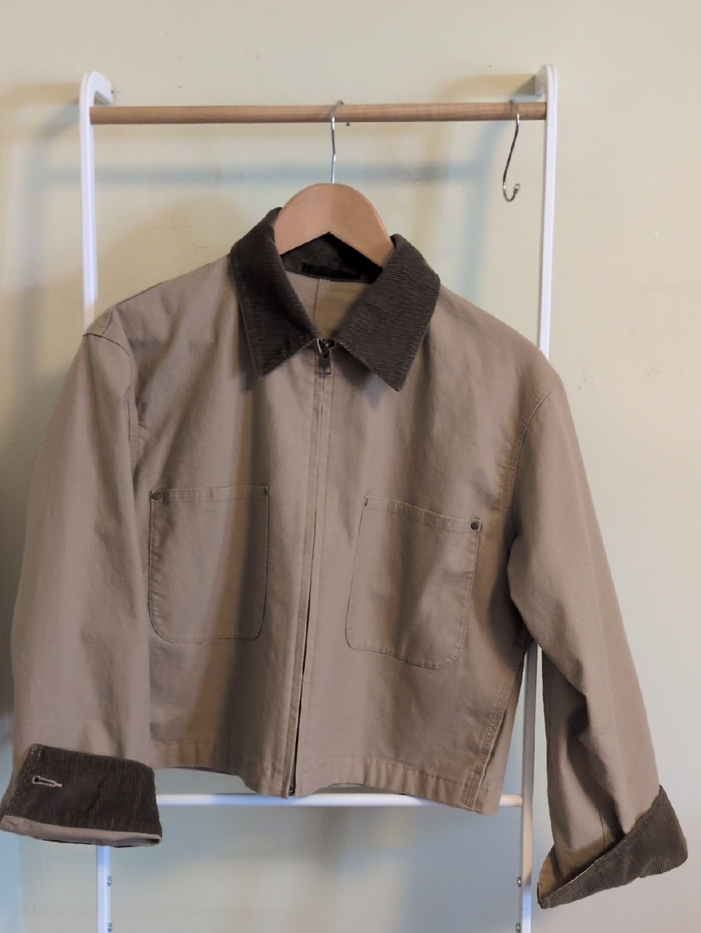Uniqlo Cropped Work Wear Jacket